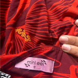 Fighting Eel Kids Dress - Red and Yellow